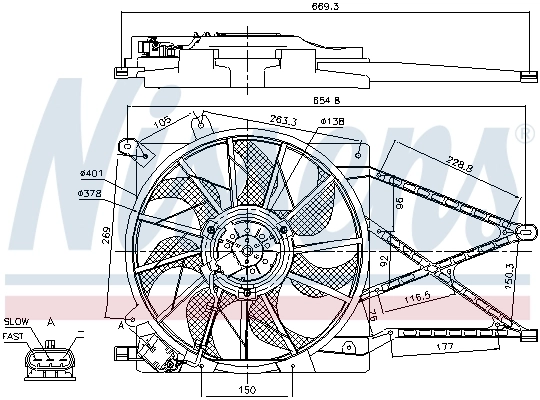 Ventilator radiator racire