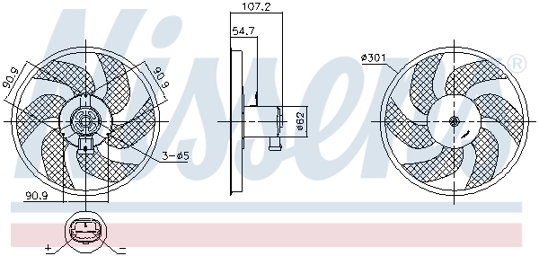 Ventilator radiator racire