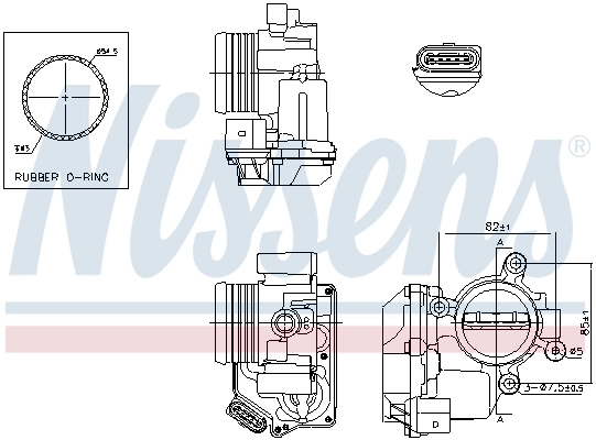 Carcasa clapeta acceleratie