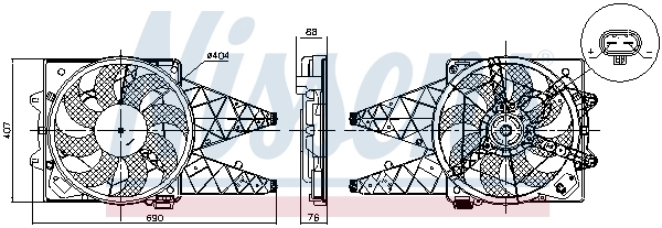 Ventilator radiator racire