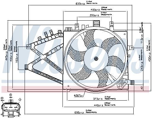 Ventilator radiator racire