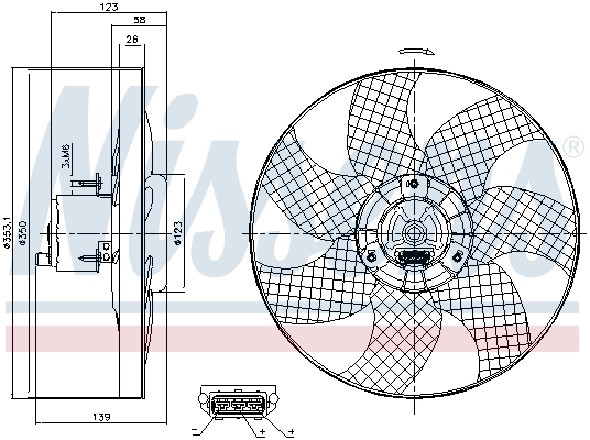 Ventilator radiator racire
