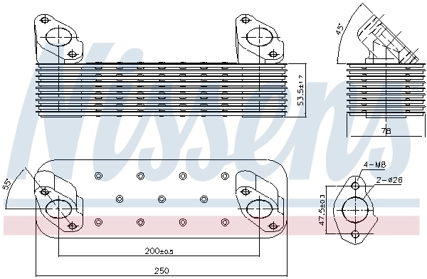 Radiator ulei / termoflot