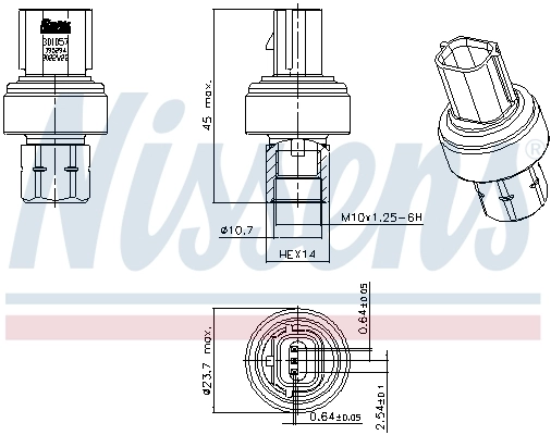 Comutator presiune aer conditionat