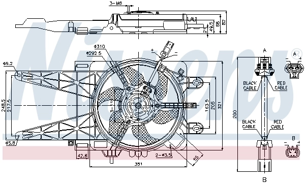 Ventilator radiator racire