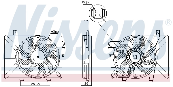 Ventilator radiator racire