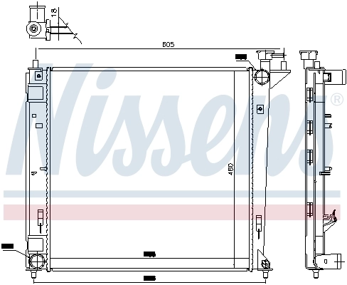Radiator racire motor