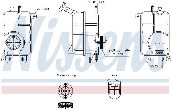 Vas expansiune lichid racire