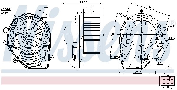 Ventilator, habitaclu