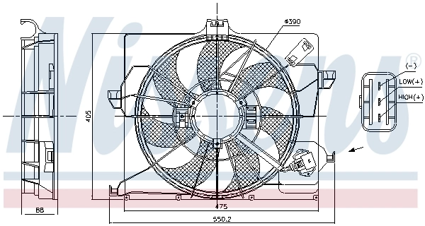 Ventilator radiator racire