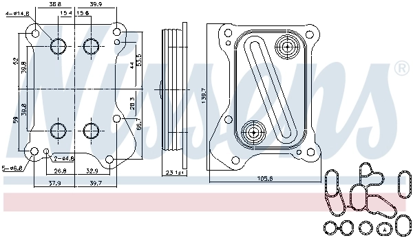 Radiator ulei / termoflot