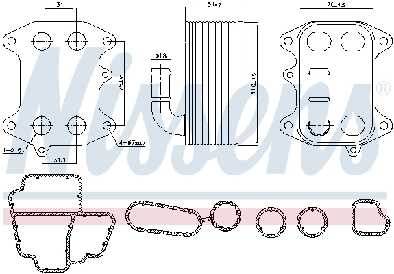 Radiator ulei / termoflot