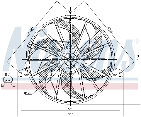 Ventilator radiator racire