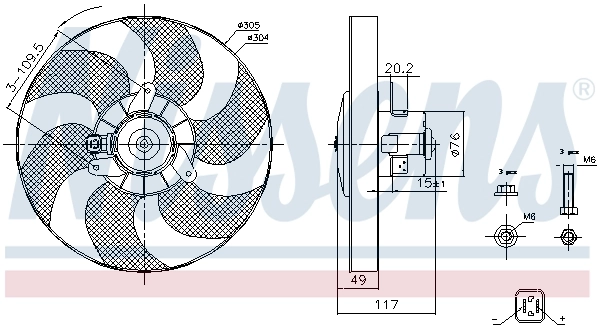 Ventilator radiator racire