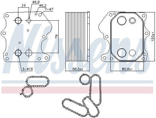 Radiator ulei, ulei motor