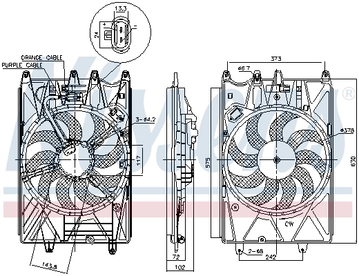 Ventilator radiator racire