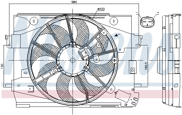 Ventilator radiator racire