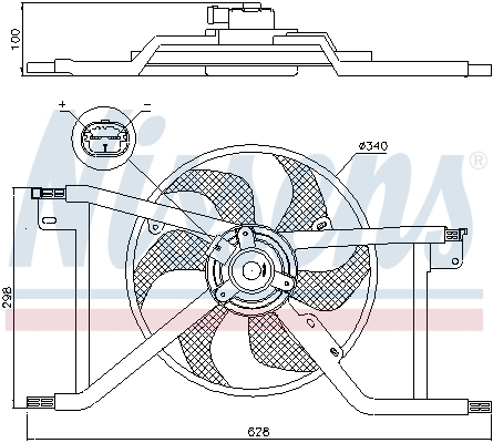 Ventilator radiator racire