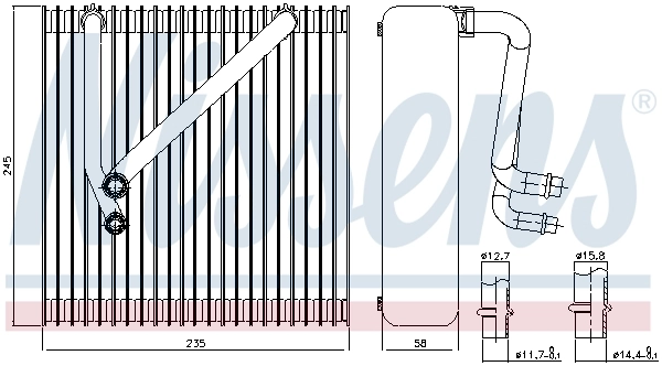 Evaporator aer conditionat