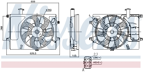 Ventilator radiator racire