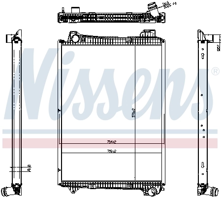 Radiator racire motor