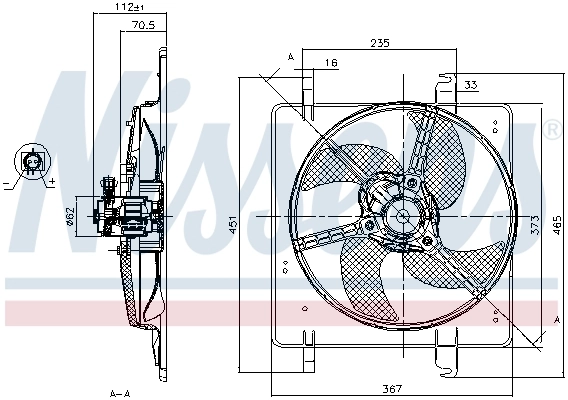 Ventilator radiator racire