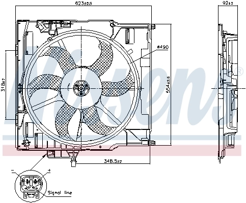 Ventilator radiator racire