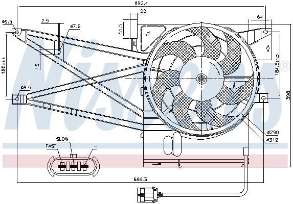 Ventilator radiator racire