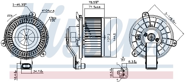 Ventilator, habitaclu