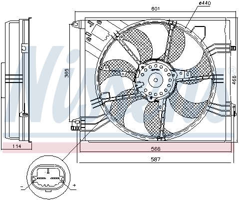 Ventilator radiator racire