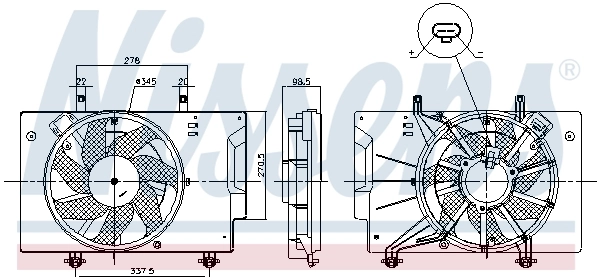 Ventilator radiator racire