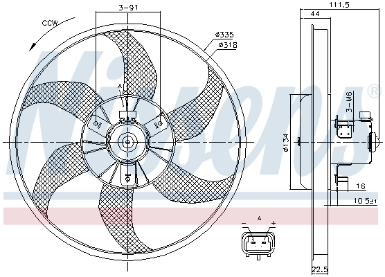 Ventilator radiator racire