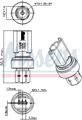 Comutator presiune aer conditionat