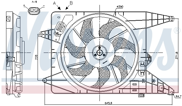 Ventilator radiator racire