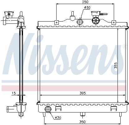 Radiator racire motor
