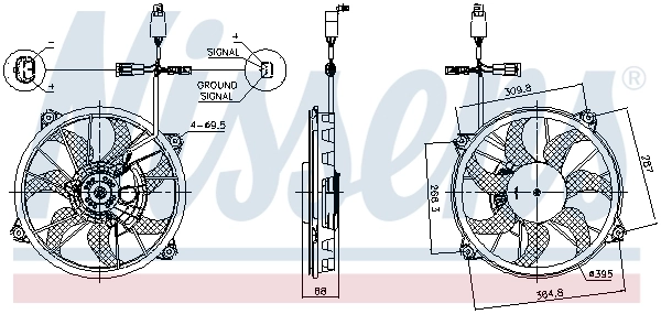 Ventilator radiator racire