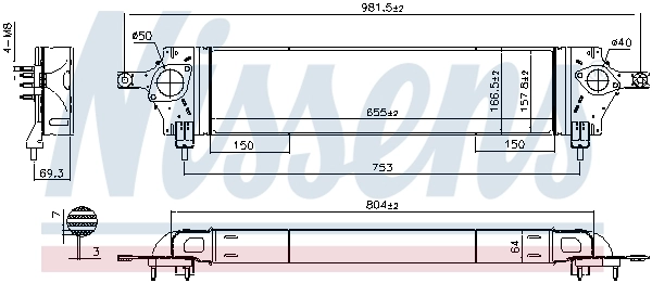 Intercooler, compresor