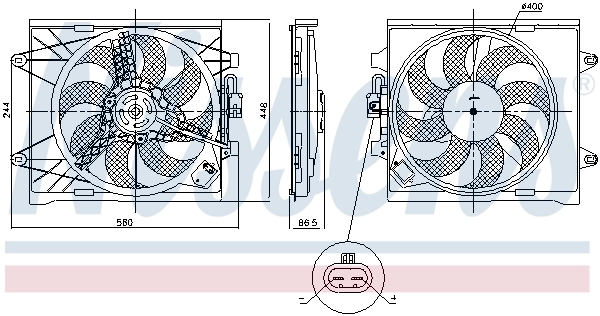 Ventilator radiator racire