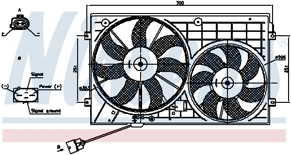 Ventilator radiator racire