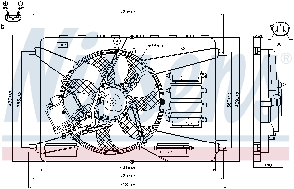 Ventilator radiator racire