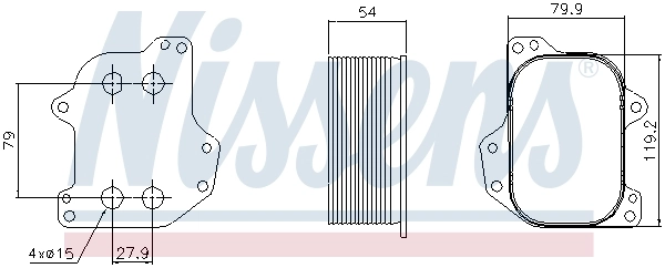 Radiator ulei, ulei motor