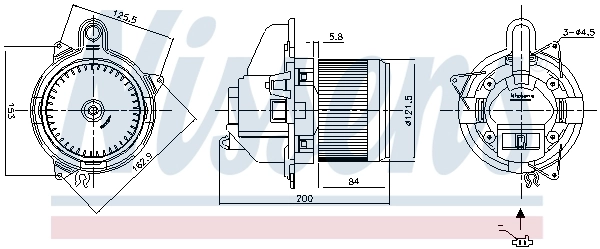 Ventilator habitaclu