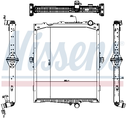 Radiator racire motor
