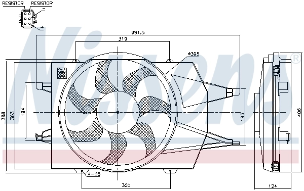 Ventilator radiator racire