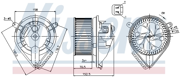 Ventilator, habitaclu