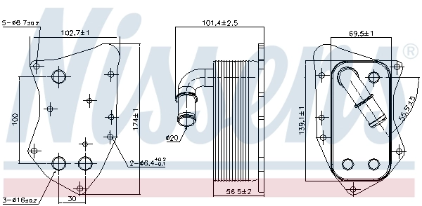 Radiator ulei / termoflot