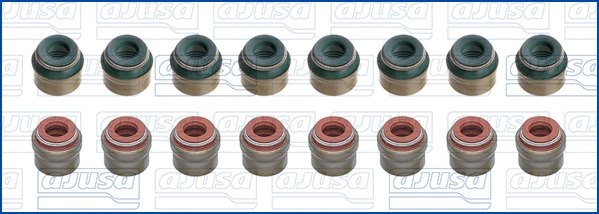 Set garnituri, ax supape