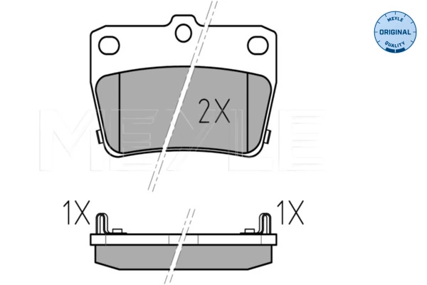 Set placute frana