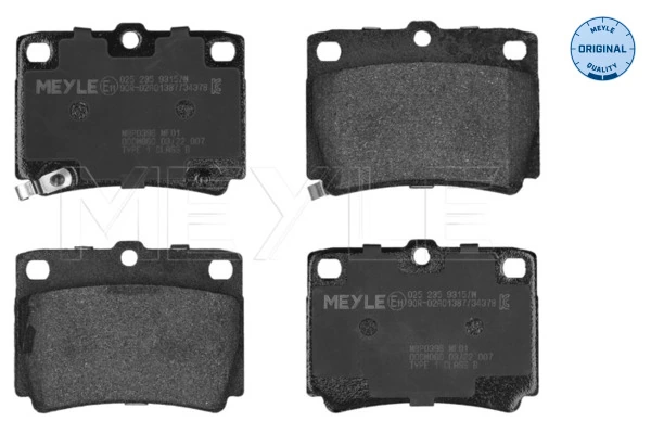 Set placute frana