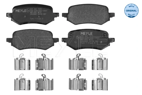 Set placute frana